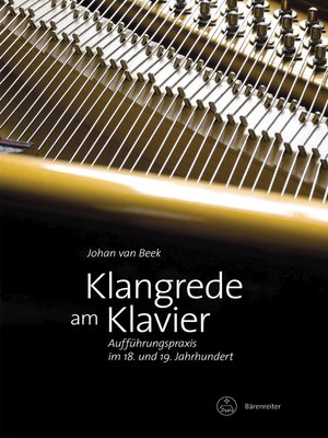 cover image of Klangrede am Klavier